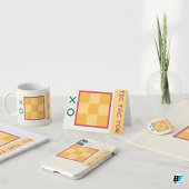 Spielerische Tic Tac Toe Card - Spaß für alle Alte Dankeskarte