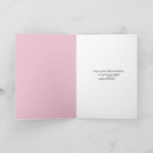 spielerische Tischkatze zum 19. Geburtstag Karte (Innenseite)