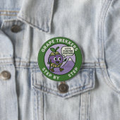 Spielerische Weinberg-Wanderer-Trail-Freundschaft Button (Beispiel)