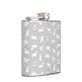 Spielerische Westies Flasche Flachmann (Rechts)