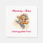 spielerischer Cartoon-Stil Serviette (Vorderseite)