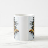 Spielerischer Cartoon Turtle Emerging Kaffeetasse (Mittel)
