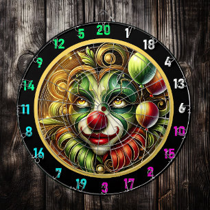 Spielerischer Clown mit Balloons Dartboard für Gam Dartscheibe