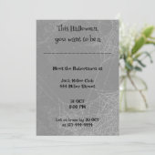 Spielerischer Halloween Spaß individuell gestalten Einladung (Stehend Vorderseite)