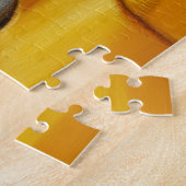 Spielerischer Hund Spaß an der Autofahrt Kunst dru Puzzle (Seite)