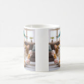 Spielerischer Kitten Feather Fun Kaffeetasse (Mittel)