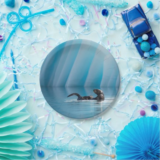 Spielerischer Seeotter Pappteller (Party)