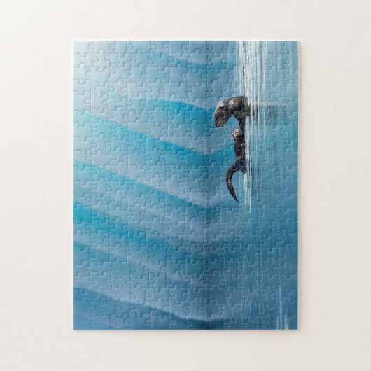 Spielerischer Seeotter Puzzle (Vertikal)