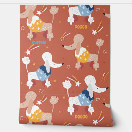 Spielerischer Spaß Französischer Poodle Hund Perso Tapete