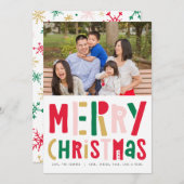 Spielerischer Typ Frohe Weihnachten (Vorne/Hinten)