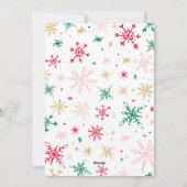 Spielerischer Typ Frohe Weihnachten (Rückseite)