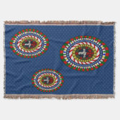 Spielerischer Weihnachtsbaum Decke (Vorderseite)