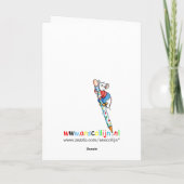 Spielerisches Baby mit Pinocchio - Ankündigung (Rückseite)