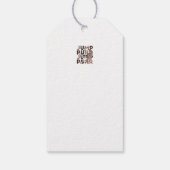 Spielerisches Cat Jump Design - Jump Purr Pun Artw Geschenkanhänger (Rückseite)