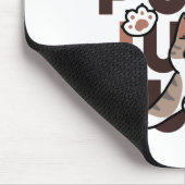 Spielerisches Cat Jump Design - Jump Purr Pun Artw Mousepad (Ecke)