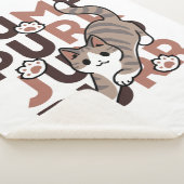 Spielerisches Cat Jump Design - Jump Purr Pun Artw Sherpadecke (3/4)
