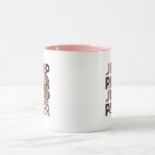 Spielerisches Cat Jump Design - Jump Purr Pun Artw Tasse (Zentrum)