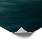 Spielerisches Design für Hunde unter Wasser Poster (Ecke)