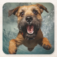Spielerisches Design für Hunde unter Wasser