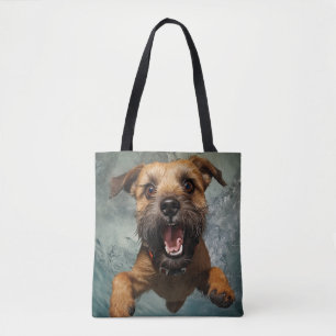 Spielerisches Design für Hunde unter Wasser Tasche
