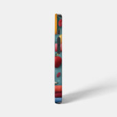 Spielerisches Design mit Büchern und Apple iPhone Hülle (Linke Seite)