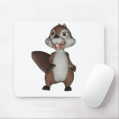 Spielerisches Eichhörnchen Mousepad (Mit Mouse)