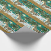 Spielerisches Einhorn Geschenkpapier (Ecke)