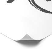 Spielerisches, fröhliches, modernes, niedliches De Poster (Ecke)