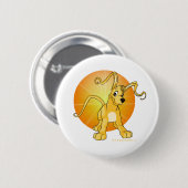 Spielerisches gelbes Gelert Button (Vorne & Hinten)