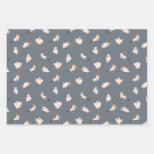 Spielerisches Ghosts Halloween-Muster Geschenkpapier Set (Vorderseite)