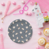 Spielerisches Ghosts Halloween-Muster Pappteller (Party)