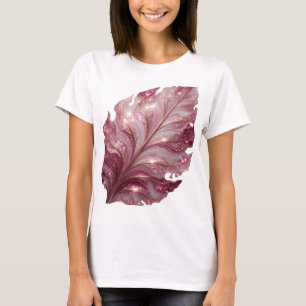 Spielerisches Gold ALUMINIUM BLATT Fettes Design T-Shirt