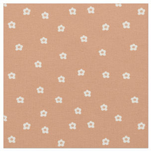 Spielerisches Halloween-Blumenmuster mit retro läc Stoff