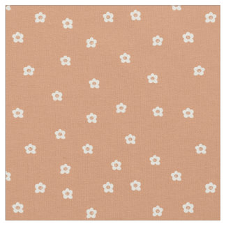 Spielerisches Halloween-Blumenmuster mit retro läc Stoff