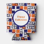 spielerisches Halloween-Muster Dosenkühler (Vorderseite)