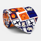 spielerisches Halloween-Muster Krawatte (Gerollt)