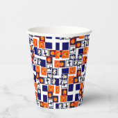 spielerisches Halloween-Muster Pappbecher (Rechts)