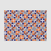 spielerisches Halloween-Muster Seidenpapier (Vorderseite)