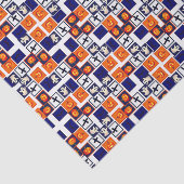 spielerisches Halloween-Muster Seidenpapier (Ausschnitt)