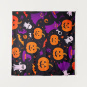 spielerisches Halloween Wandteppich (Vorderseite (Horizontal))