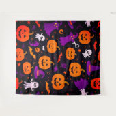 spielerisches Halloween Wandteppich (Vorderseite (Horizontal))