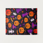 spielerisches Halloween Wandteppich (Vorderseite (Horizontal))
