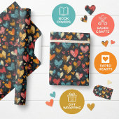 Spielerisches Hörstudio: Kinderfarbenkunst Geschenkpapier