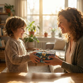 Spielerisches Hörstudio: Kinderfarbenkunst Geschenkpapier