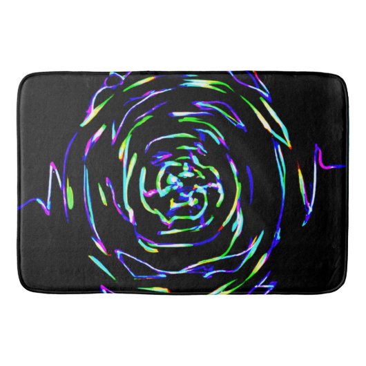 Spielerisches Muster Badematte (Vorderseite)