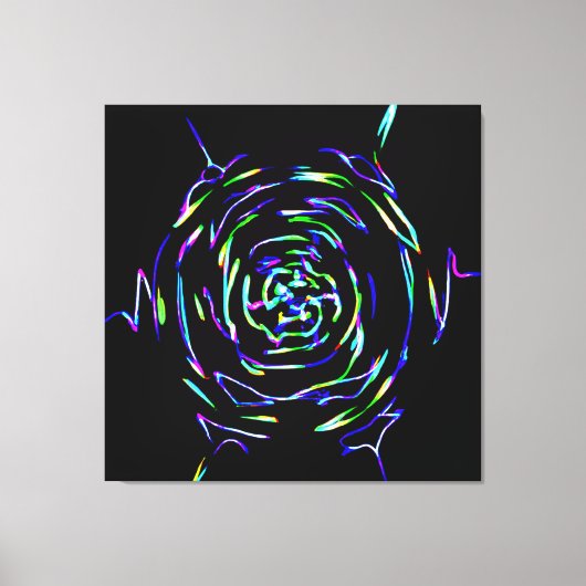 Spielerisches Muster Leinwanddruck (Vorderseite)