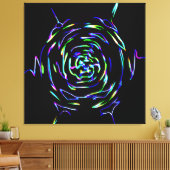 Spielerisches Muster Leinwanddruck (Insitu (Wohnzimmer))