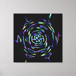 Spielerisches Muster Leinwanddruck