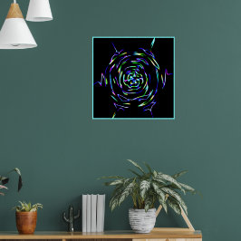 Spielerisches Muster Poster