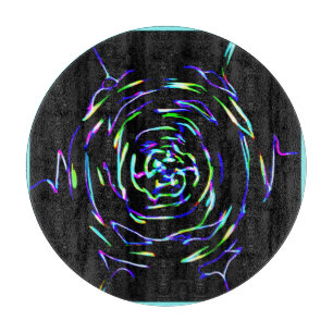 Spielerisches Muster Schneidebrett